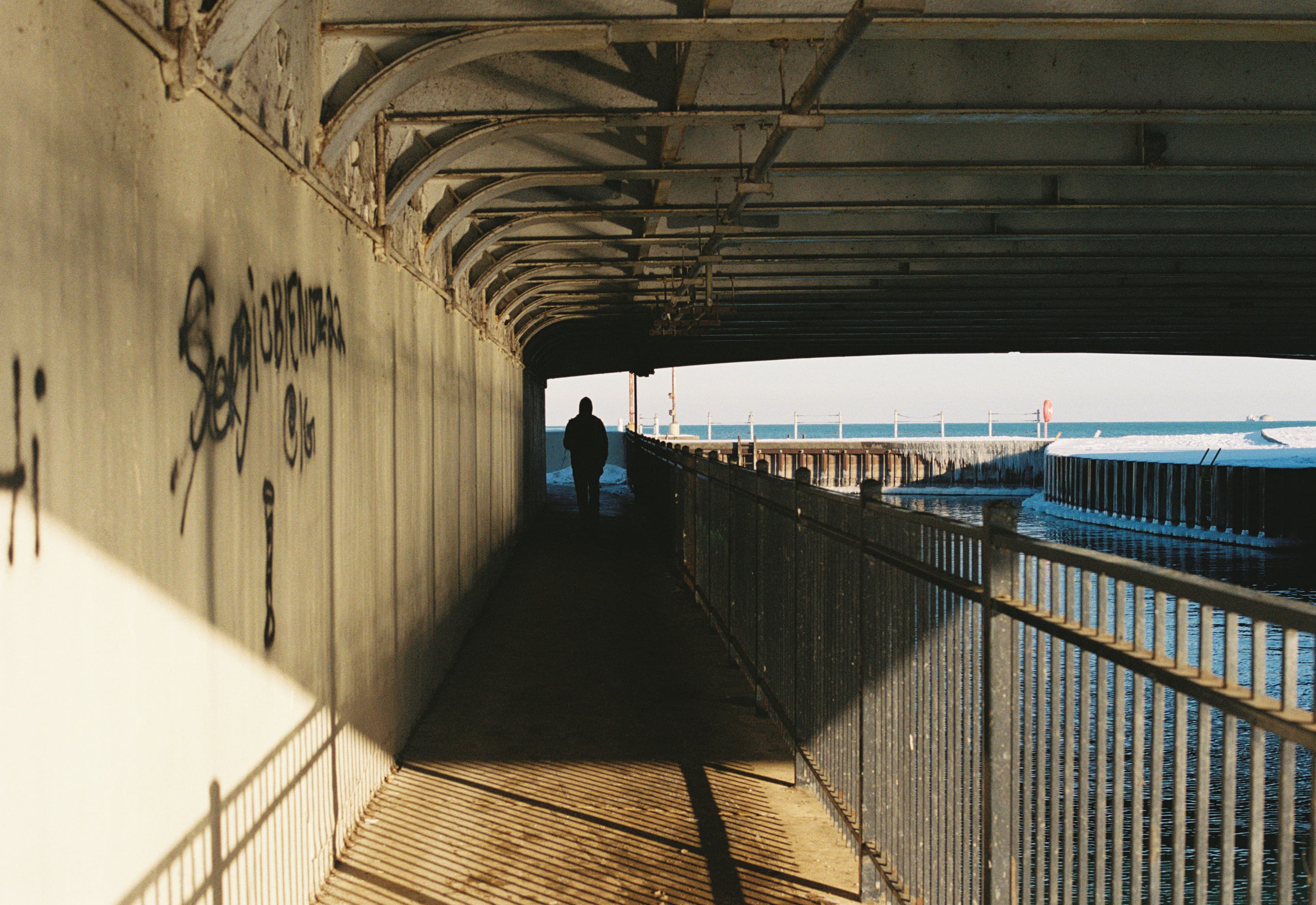Belmont Harbor tunnel