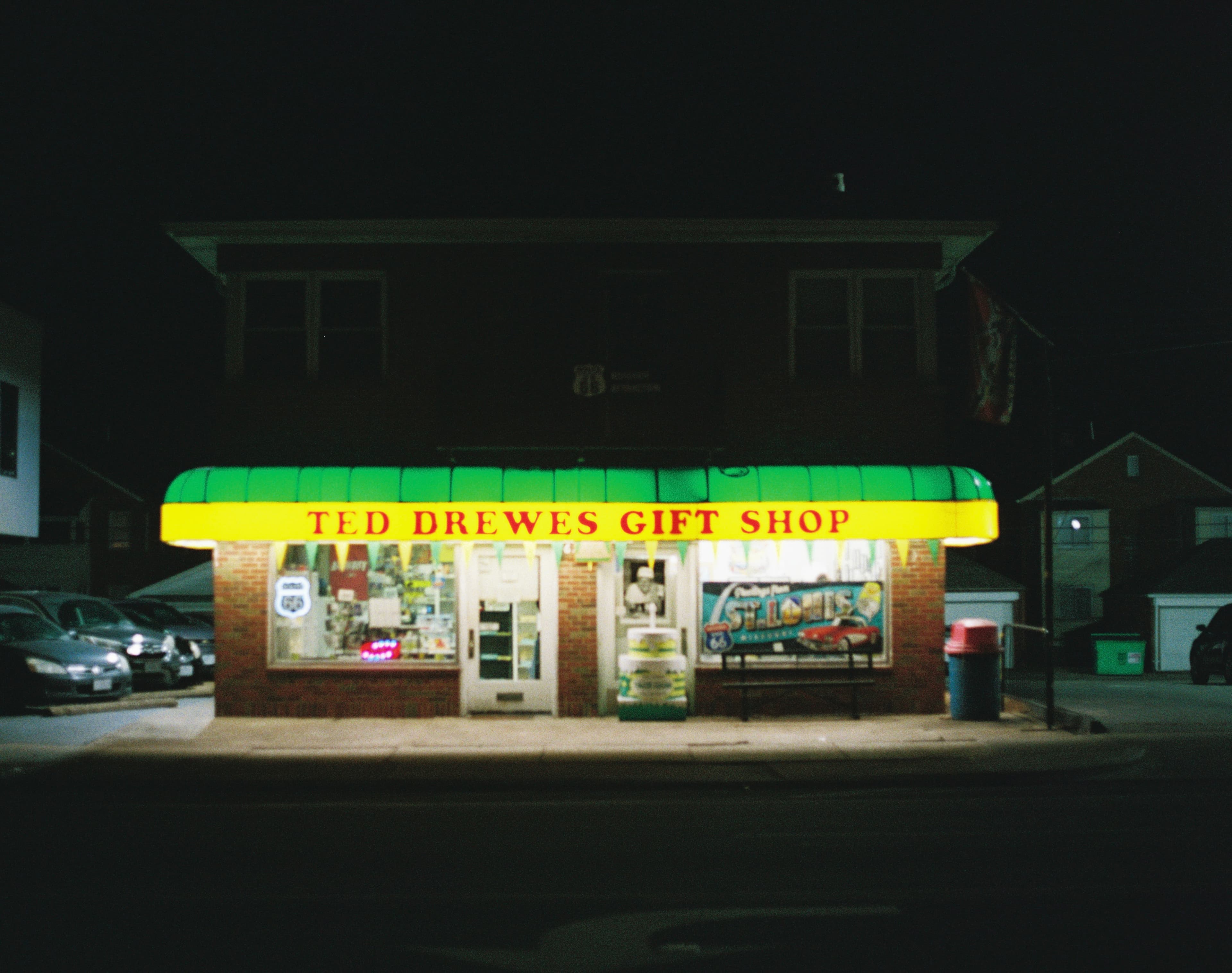 Ted Drewes Gift Shop at night
