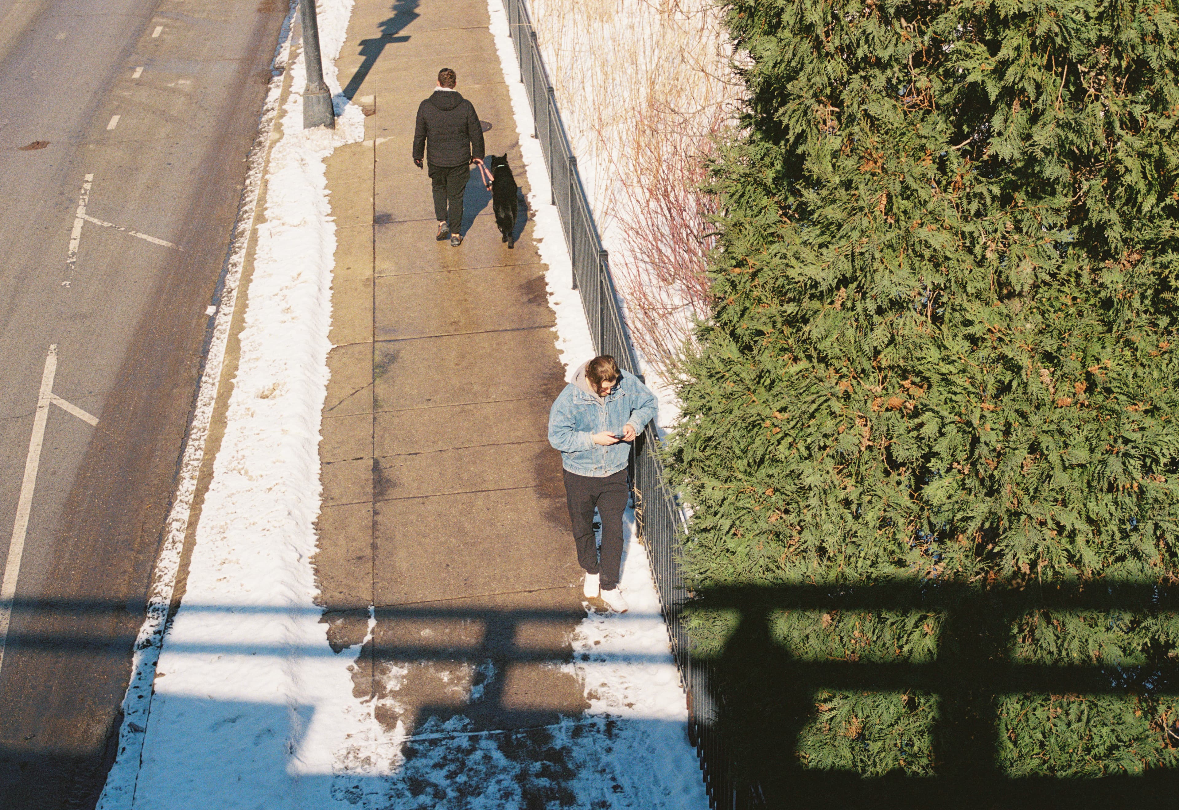 People on street